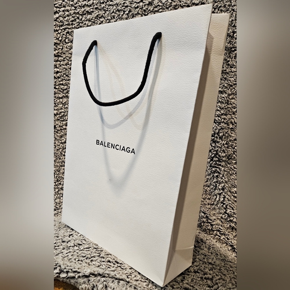 Balenciaga Paper Shopping Gift Bag Tote Large Replacement Storage Travel Display